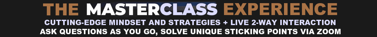 THE MASTERCLASS EXPERIENCE
