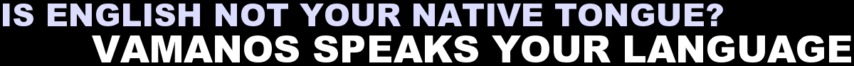 Is English Not Your Native Tongue? VAMANOS Speaks Your Language.